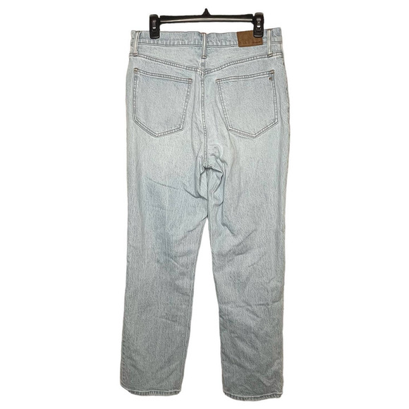 Madewell The Perfect Vintage Straight Leg Light Wash Distressed Denim Jeans 29 - Picture 2 of 9